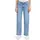 Betty & Co Damen High Waisted-Jeans mit weitem Bein 44, Light Blue Denim - 44W