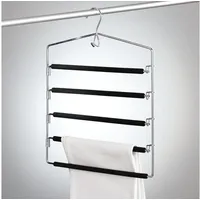 Zeller Hosenbügel platzsparend schwarz, 1 St.