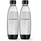 Sodastream Fuse PET-Flasche 2 x 1 l schwarz