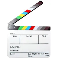 Film Clapperboard In Hellfarbenem Lodable Für Regisseure Und Kameramann Clapper Board Film Clapper Board Geeignet