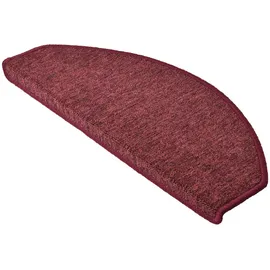Beautissu Stufenmatte 28 x 65 cm Bordeaux