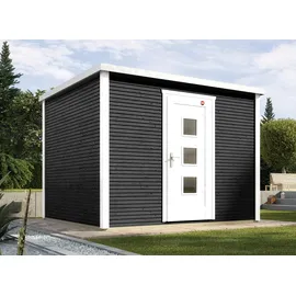 Weka Designhaus wekaLine 413 3,00 x 3,00 m anthrazit