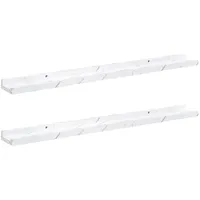VidaXL Wandregal 80 x 9 x 3 cm Weiß
