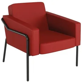medso powered by paperflow Sessel MEDSO L Kunstleder 75,0 x 74,3 x 73,6 cm Rot/Schwarz