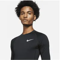 Nike Pro Dri-FIT langarm Funktionsshirt Herren black/white XL