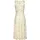 Beachtime Sommerkleid Gelb/Creme 34