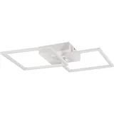 Trio Reality LED Deckenleuchte Trail Weiß matt 7 x 44,6 x 39,6 cm