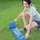 BESTWAY PE-Bodenplane 488 x 488 cm blau quadratisch