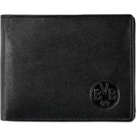 BVB Borussia Dortmund Borussia Dortmund, BVB-Ledergeldbörse, Schwarz, 0