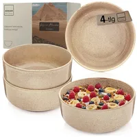 Sänger Kairo Mocha | Steingut Schüssel Set 4 teilig,