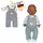 Heless Puppenkleidung Wal Bobby Latzhose/ T-Shirt Mehrfarbig (2215)