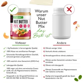 Vit4ever 100% Erdnussbutter (MIX) 1000 g