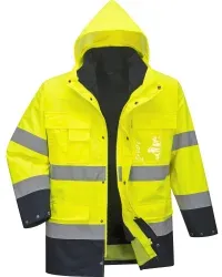 PORTWEST® Warnschutz Regenjacke 3in1 S162, Lite S162 , 1 Stück, Größe: S