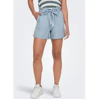 Only ONLBEA SMILLA HW PB Loose DNM Shorts Blau L