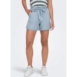 Only ONLBEA SMILLA HW PB Loose DNM Shorts Blau L