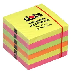 dots Z-Faltung Haftnotizen R 330 farbsortiert, 6 Blöcke