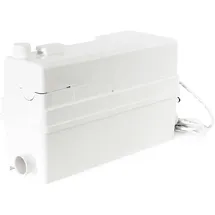 XPOtool 4/2 Kleinhebeanlage 800 W mit Häcksler, Hebeanlage bis 9 m Höhe, Abwasserhebeanlage mit 4 Einlässen, Fäkalienhebeanlage für WC und Dusche