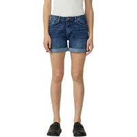 QS Jeans-Shorts Abby/Slim Fit/Mid Rise, dunkelblau 40
