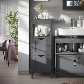 Vicco Vilda Midischrank 30 x 89 cm Grau