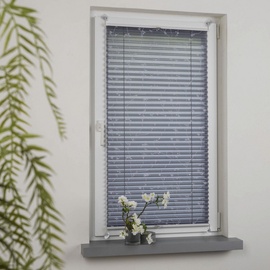 LIEDECO Klemmfix-Plissee Ranke 40 x 130 cm Polyester Grau