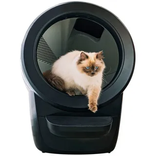 whisker Litter-Robot 4 automatisches selbstreinigendes Katzenklo Schwarz