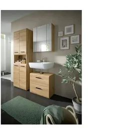 Möbel Boss Waschbeckenunterschrank 60 x 55 cm Holzfarben