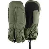 Sterntaler Fäustlinge Ripps wasserdicht – Baby Winterhandschuhe mit Reißverschluss & Thinsulate-Futter – Unisex Handschuhe mit Daumen & rutschfester Handfläche, mattgrün, Größe 1