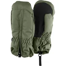 Sterntaler Fäustlinge Ripps wasserdicht – Baby Winterhandschuhe mit Reißverschluss & Thinsulate-Futter – Unisex Handschuhe mit Daumen & rutschfester Handfläche, mattgrün, Größe 1