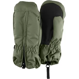 Sterntaler Fäustlinge Ripps wasserdicht – Baby Winterhandschuhe mit Reißverschluss & Thinsulate-Futter – Unisex Handschuhe mit Daumen & rutschfester Handfläche, mattgrün, Größe 1