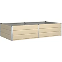 vidaXL Pflanzkübel 195 x 100 x 45 cm Weiß