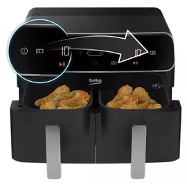 Beko FRL5388B Heißluftfritteuse schwarz