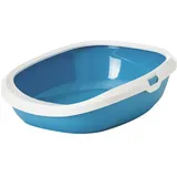 Savic Katzentoilette Gizmo Medium Blau/Weiß