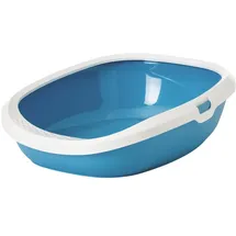 Savic Katzentoilette Gizmo Medium Blau/Weiß