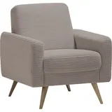 exxpo - sofa fashion »Samso, Loungesessel«, elegant und bequem, aktueller Cord Bezug