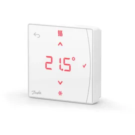 Danfoss Icon2 Zigbee Raumthermostat mit Display 5-35 Grad C Frostschutzfunktion