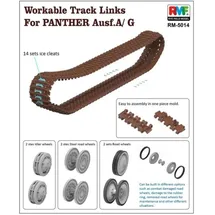 Rye Field Model Modellbauzubehör Workable Track Links für Panther A/G 1:35