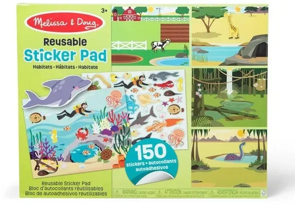 Reusable Sticker Pad Habitats