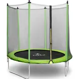 Gymrex Jump Pro 244 cm inkl. Sicherheitsnetz schwarz/grün