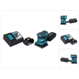 Makita DBO 480 RT1 Akku Schwingschleifer 18 V 112 x 102 mm + 1x Akku 5,0 Ah + Ladegerät