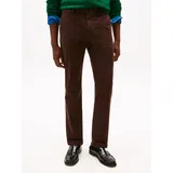 Tommy Hilfiger Denton Essential Chinohose Gerades Bein Braun 33 32