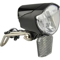 Fahrradbeleuchtung Frontlicht LED 70 Lux Dynamobetrieb EINHEITSFARBE One Size