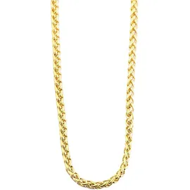 Adelia's Kordelkette Unisex Edelstahl Gold 55 cm