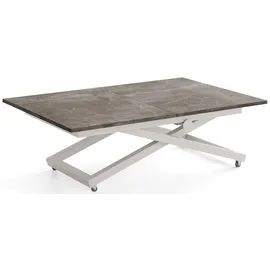 WFL GROUP Axen Dunkelgrau Laminat 120-160 x 80 x 38-75 cm