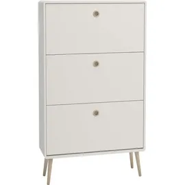 VCM Softline 246 x 26 x 0 cm 9 Klaptüren weiß / weiß