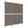 vidaXL 3-tlg. Paravent Anthrazit 150x220 cm Stoff