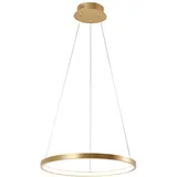 just light. Just Light Pendelleuchte Circle Gold Ø 40 cm