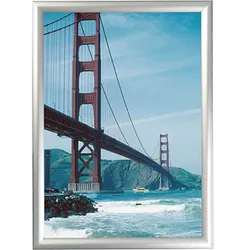 update displays  Klapprahmen silber 88,4 x 123,2 cm