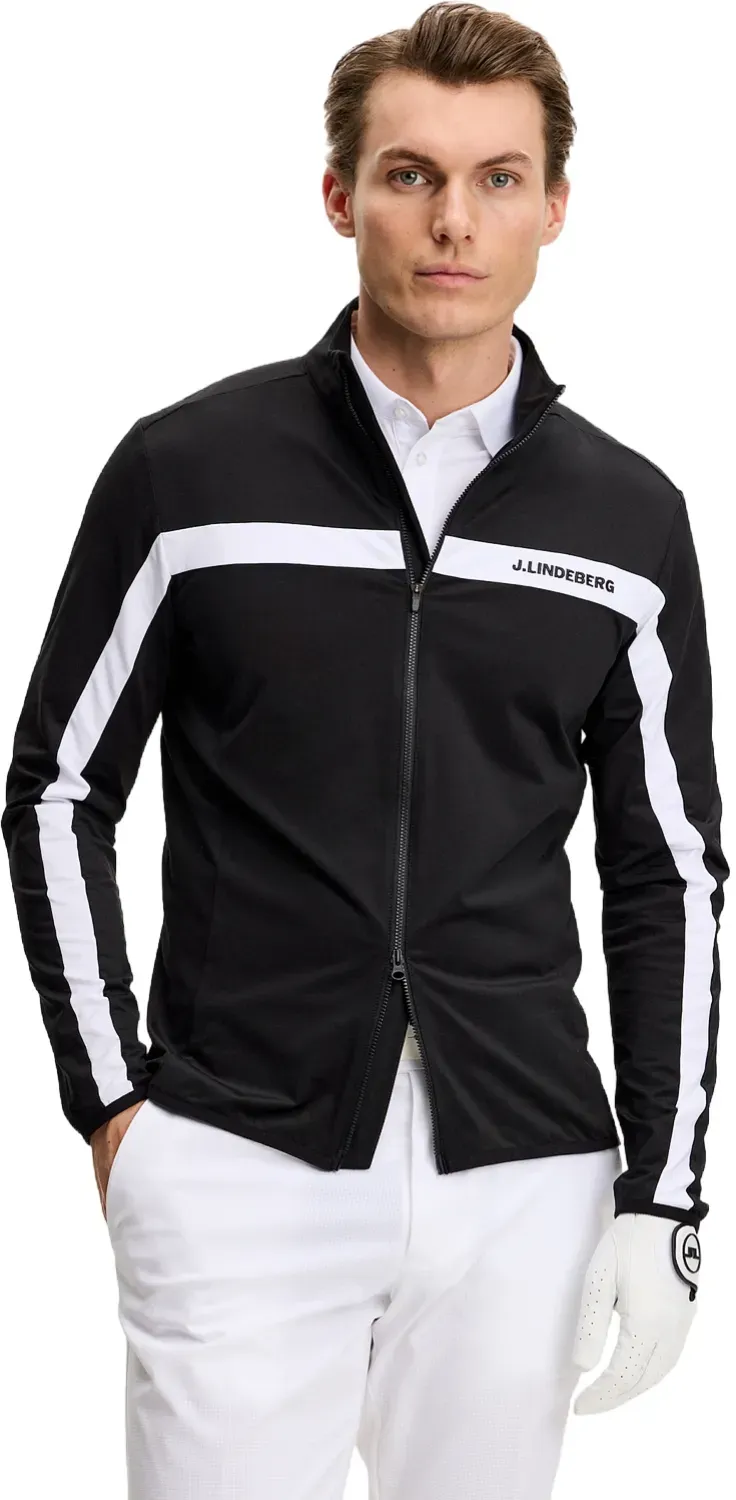 J. LINDEBERG Layer Jarvis Full Zip, schwarz