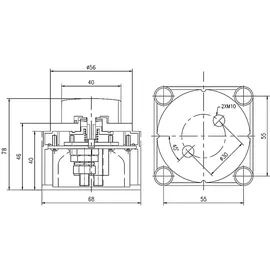 Offgridtec Batterietrennschalter 12V 24V 48V 275A M10... Schraubanschluss