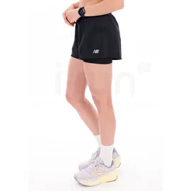 New Balance RC 2 en 1 Schwarz L